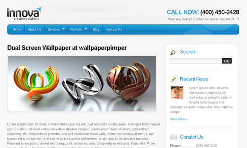 Corporate WordPress Themes - Innova