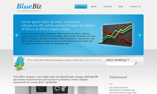 Corporate WordPress Themes - Biz Template