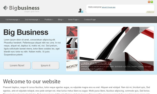 Corporate WordPress Themes - Big Business
