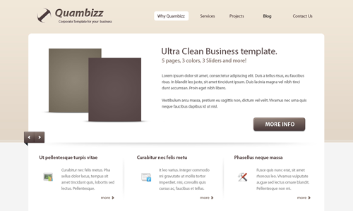 Corporate WordPress Themes - Quambizz