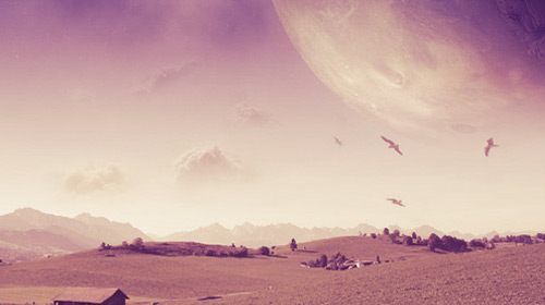 landscape photo manipulation
