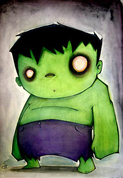 the hulk art