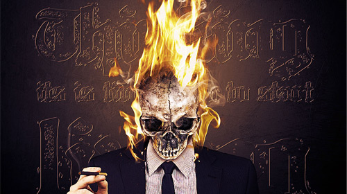 flaming skull manipulation
