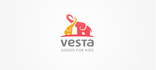 vesta animal logo design