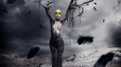 horror photo manipulation