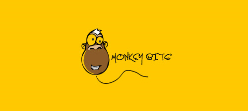 minkey animal logo design
