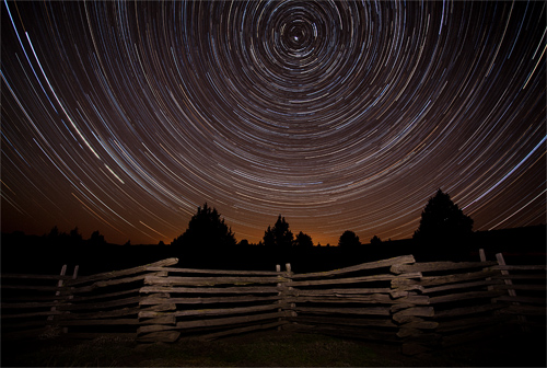 high desert nightscape