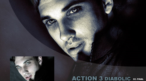 photoshop action diabolic