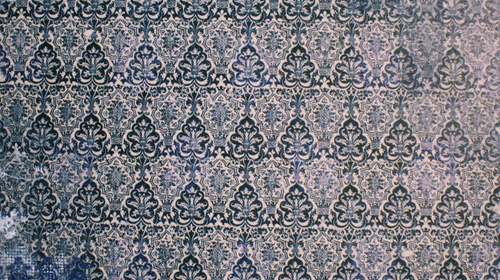 blue vintage decay