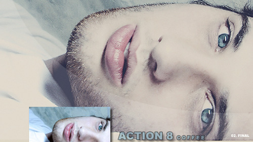 photoshop action coffee