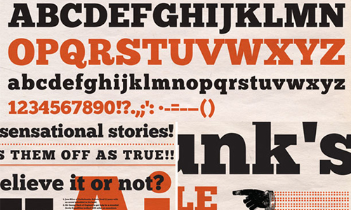 chunk five font