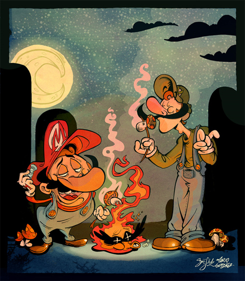 wii set a fire
