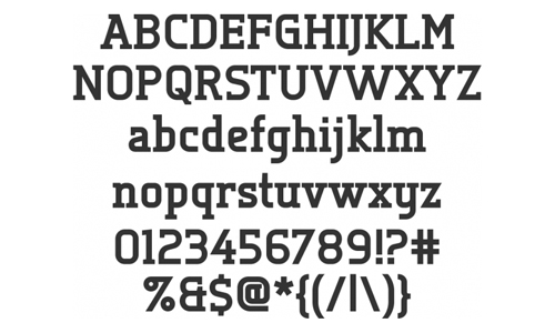 terte font