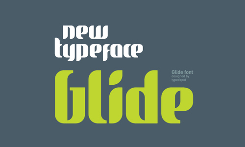 glide font