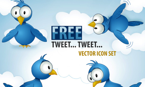 twitter icon set