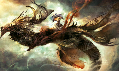 abstract dragon