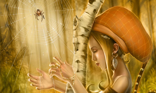 spider harp