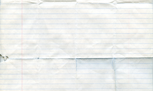 notebook paper