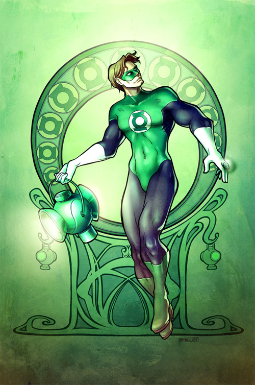 amazing green lantern artwork