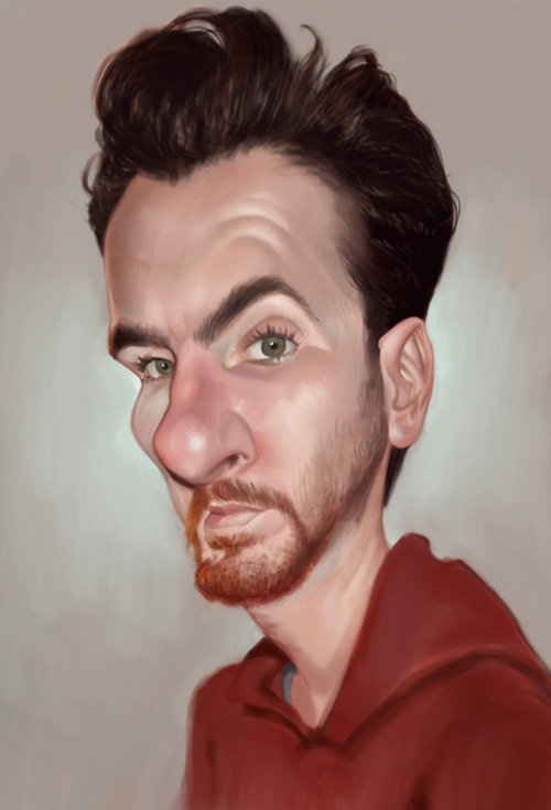 amit caricature artwork