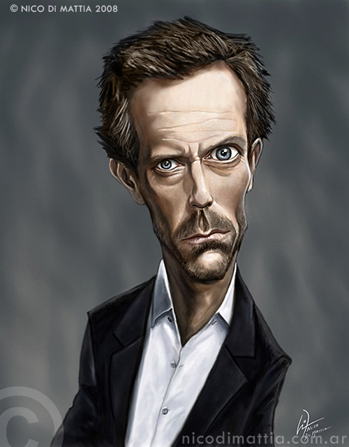 dr house caricature