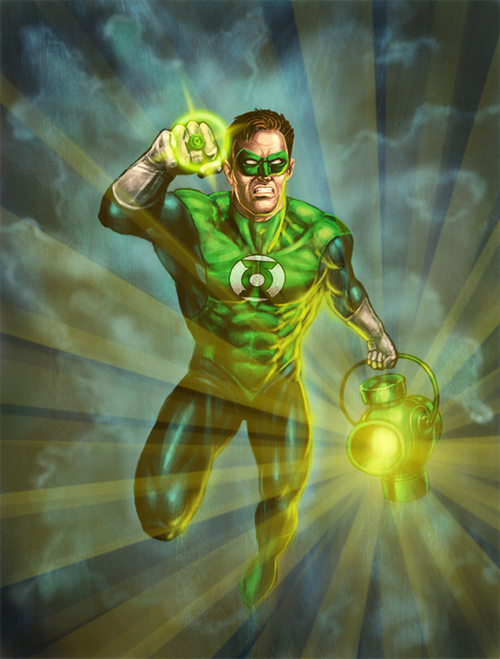 great green lantern artwork