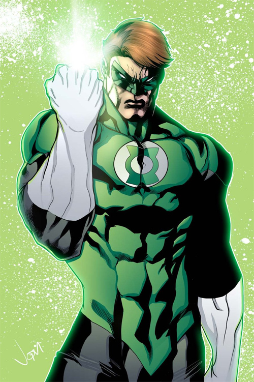 impressive green lantern artwork