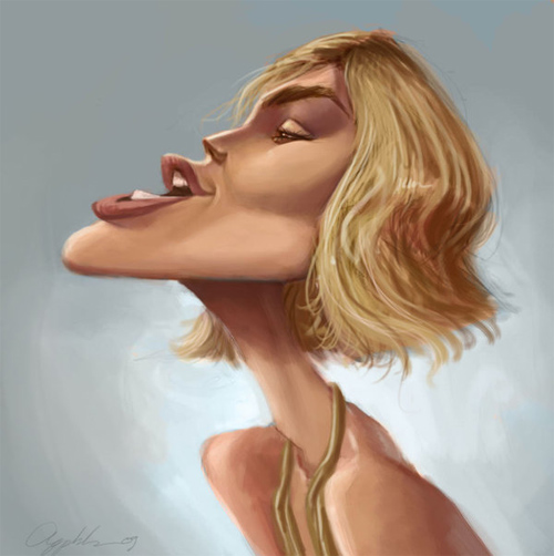 keira caricature artwork