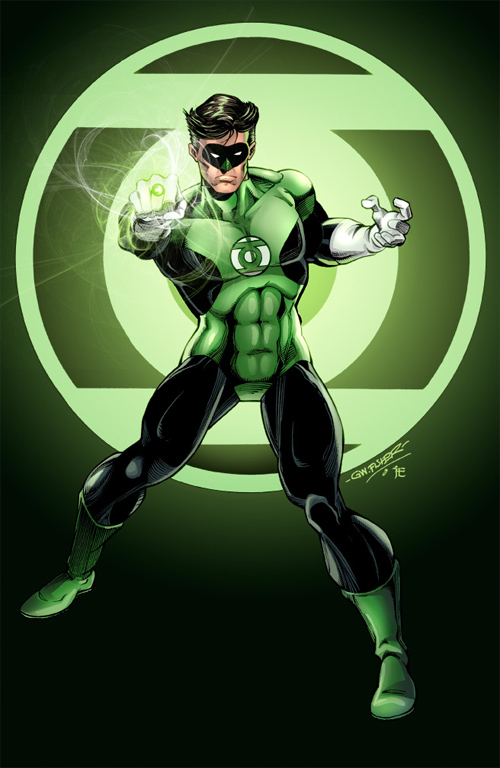 new great green lantern artwork