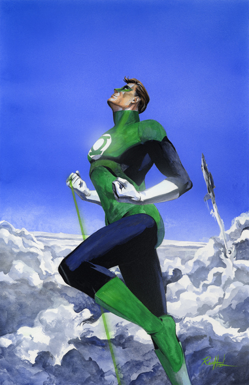 new green lantern artwork