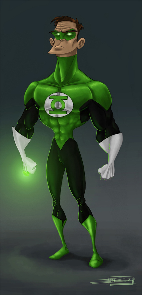 new pretty amazing green lantern artwork