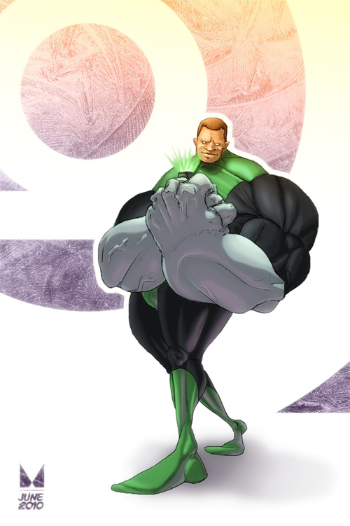 nice green lantern artwork