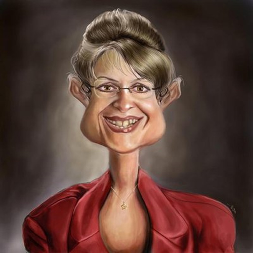 palin caricature artwork