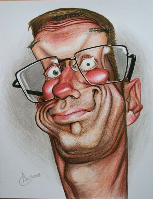 pete emslie caricature