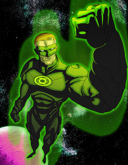 pretty awesome green lantern artwork