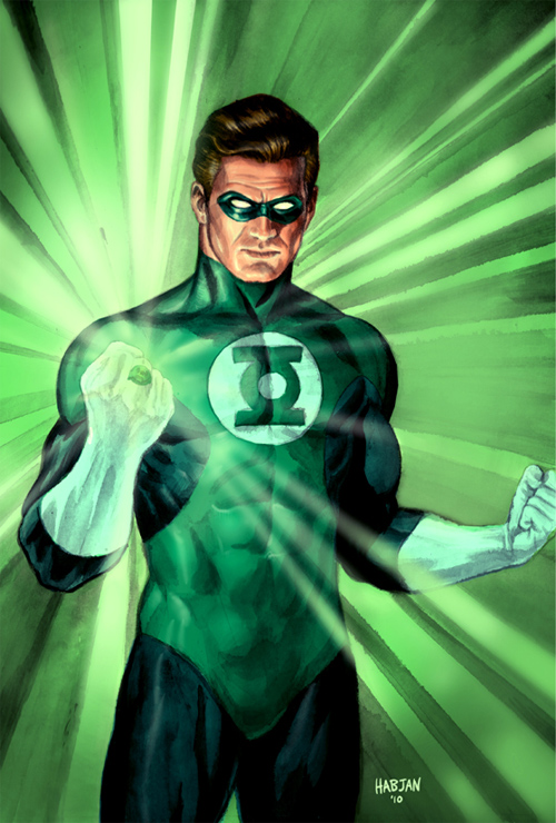 pretty nice green lantern artwork