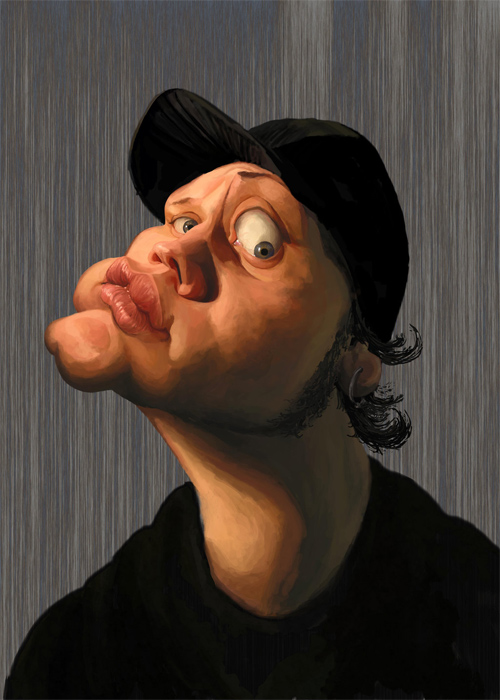 self caricature artwork