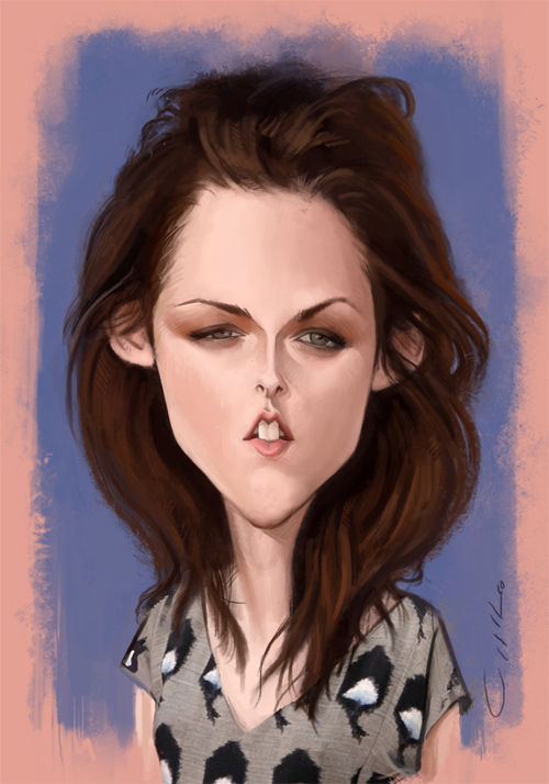 stewart caricature artwork