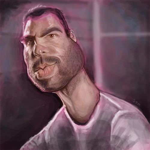 sylar caricature artwork