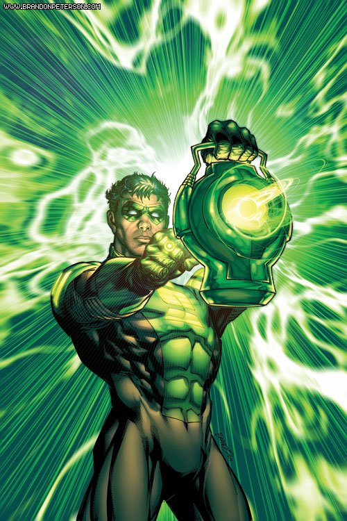 wonderful green lantern artwork