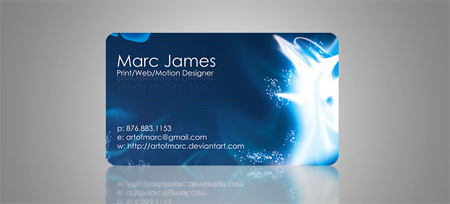 art of magic business card