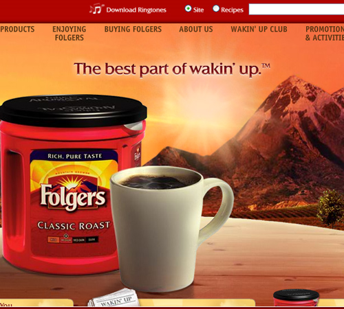 1-folgers Coffee Websites - Folgers