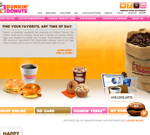 26-dunkin-donuts Coffee Websites - Dunkin Donuts