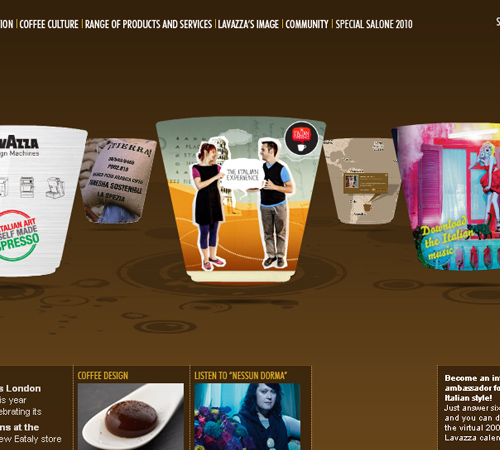 28-lavazza Coffee Websites - Lavazza