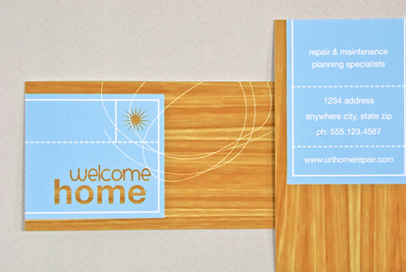 home repair business card
