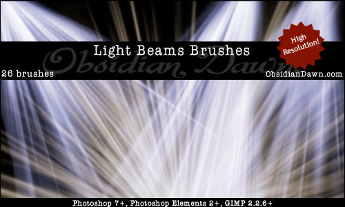 1-beam-rays Light Effect Brushes - Beam Rays