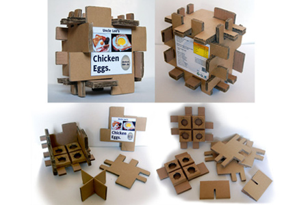 13-egg-packaging-corrugated-card Creative Packaging Design - Egg Packaging Corrugated Card