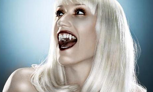 15-vampirize-gwen-stefani Halloween Photoshop Tutorials - Vampirize Gwen Stefani