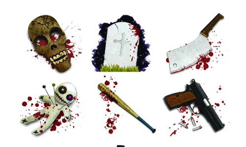 16-horror-tool-icons Halloween Icons - Horror Tool Icons