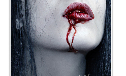 24-realistic-blood Halloween Photoshop Tutorials - Realistic Blood